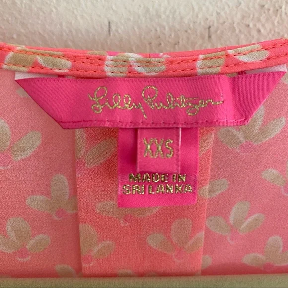 Lilly Pulitzer Frey Cover Up Coral Spritz Beach Bungalow - Picture 5 of 8